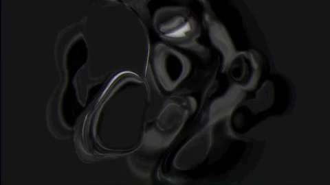 Circle overflow - monochrome Stock Footage 230908517