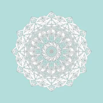 Circle paint Stock Illustration
