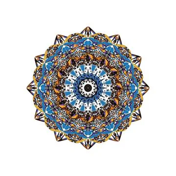 Circle paint Stock Illustration