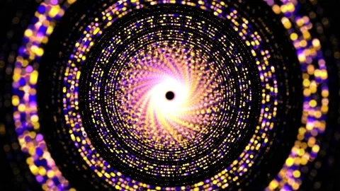 Circle Particles Background Stock Footage 142901307