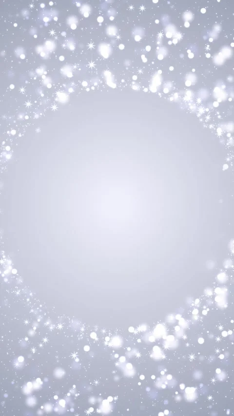 Circle Particles Bokeh Loop Vertical Stock Footage 336536679