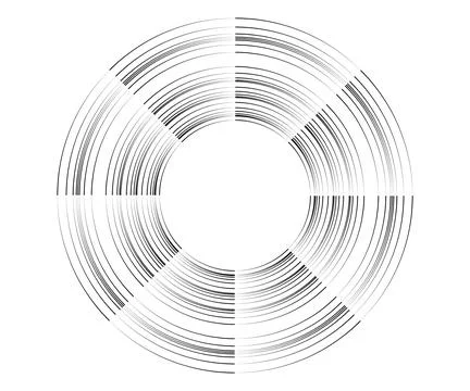 Circle pattern. abstract background for icon logo. vector illustration. Stock Illustration