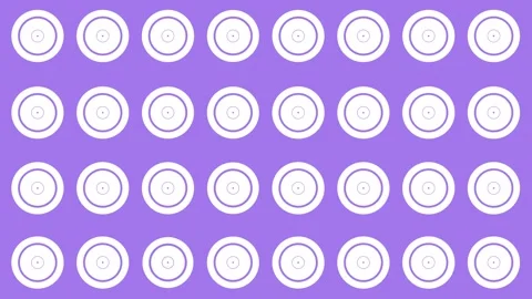Circle Pattern Animation with Violet Background Stock Footage 247400856