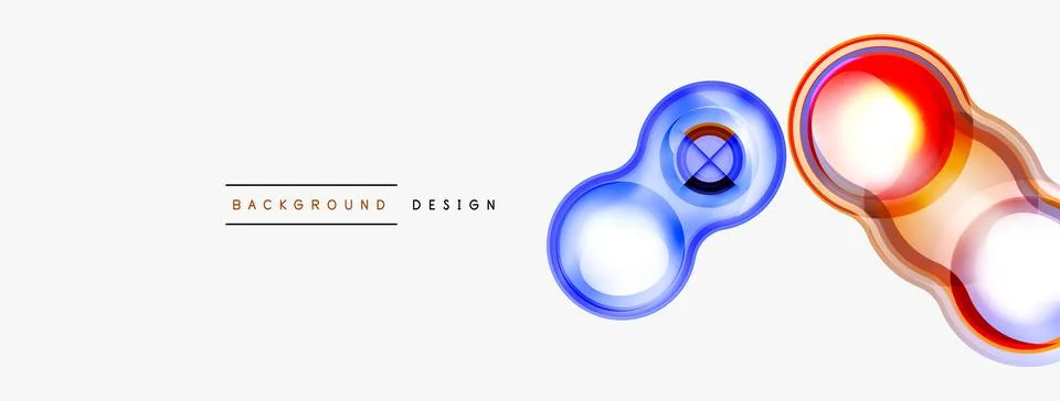 Circle pattern background. Abstract backgrounds bundle for wallpaper, banner Stock Illustration