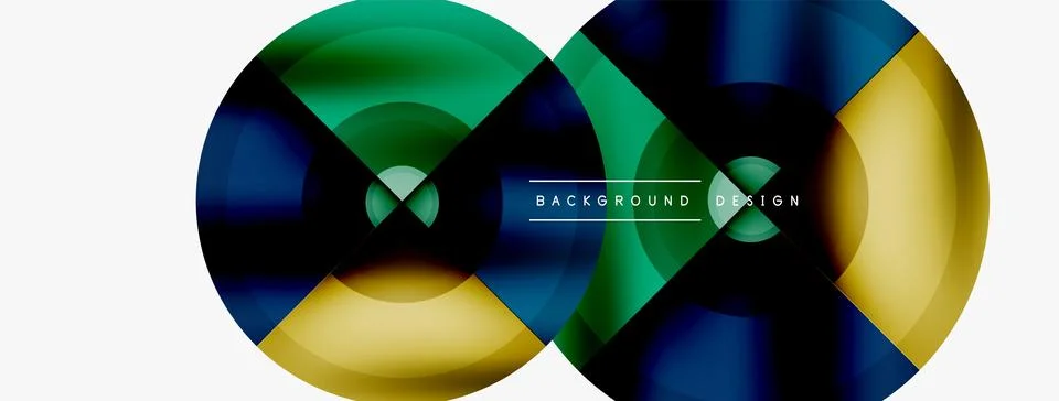 Circle pattern background. Abstract backgrounds bundle for wallpaper, banner Illustrazione stock