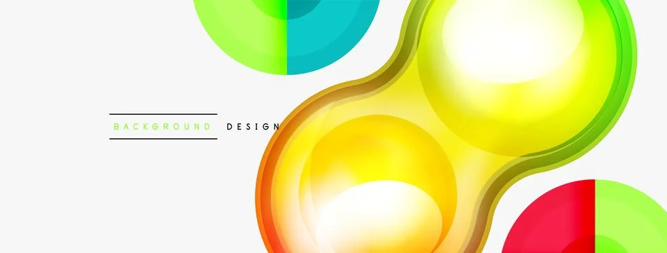 Circle pattern background. Abstract backgrounds bundle for wallpaper, banner イラスト素材