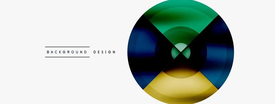 Circle pattern background. Abstract backgrounds bundle for wallpaper, banner Stock Illustration