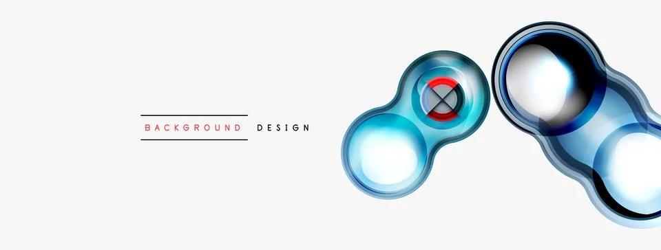 Circle pattern background. Abstract backgrounds bundle for wallpaper, banner Stock Illustration