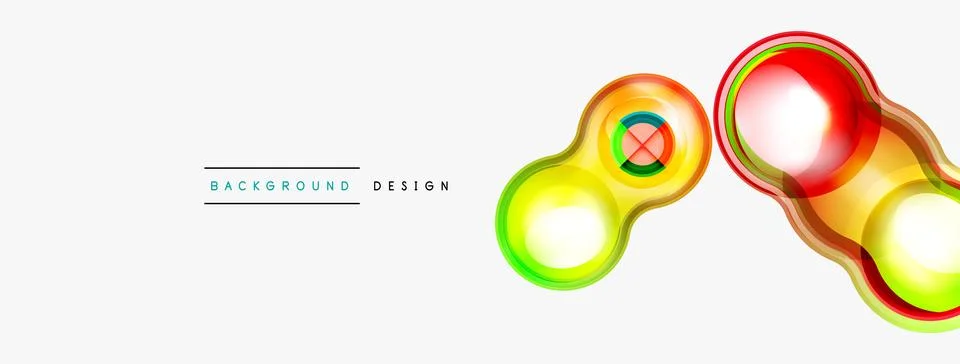 Circle pattern background. Abstract backgrounds bundle for wallpaper, banner Illustrazione stock