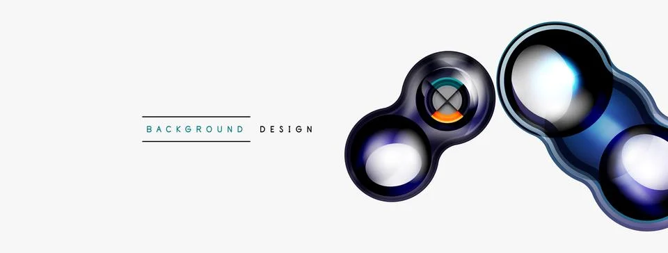 Circle pattern background. Abstract backgrounds bundle for wallpaper, banner Stock Illustration