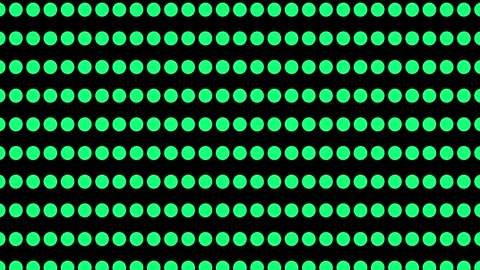 Circle Pattern Background Fern Green Circle on Solid Black Screen Stock Footage 183402726