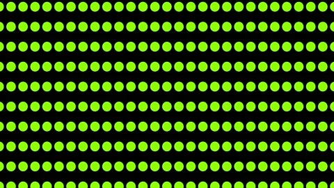 Circle Pattern Background Green Circle on Solid Black Screen Stock Footage 183401642