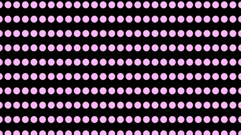 Circle Pattern Background Pink Circle on Solid Black Screen Stock Footage 183404176