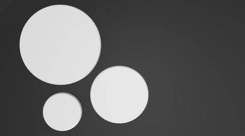 Circle pattern background texture 3d illustration rendering Stock Illustration