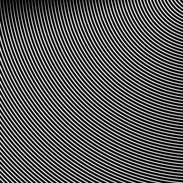Circle pattern with dynamic, irregular lines. Geometric circular pattern with Illustrazione stock