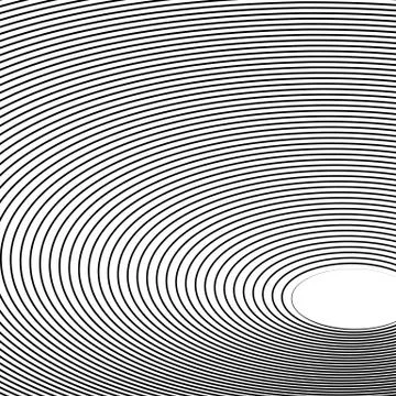 Circle pattern with dynamic, irregular lines. Geometric circular pattern with 스톡 일러스트