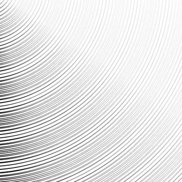 Circle pattern with dynamic, irregular lines. Geometric circular pattern with Illustrazione stock