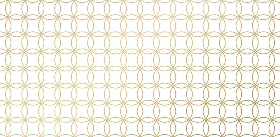 Circle pattern golden colors Stock Illustration