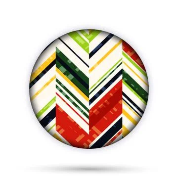 Circle pattern isolated on white background Stock Illustration