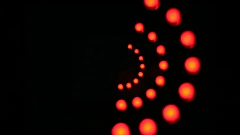 Circle pattern orbs Stock Footage 85671061