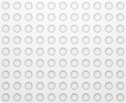 Circle Pattern. Regular White Texture Stock Illustration