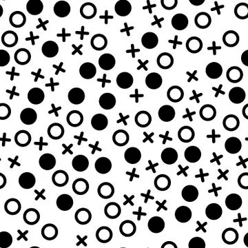 Circle Pattern. Round Background Stock Illustration