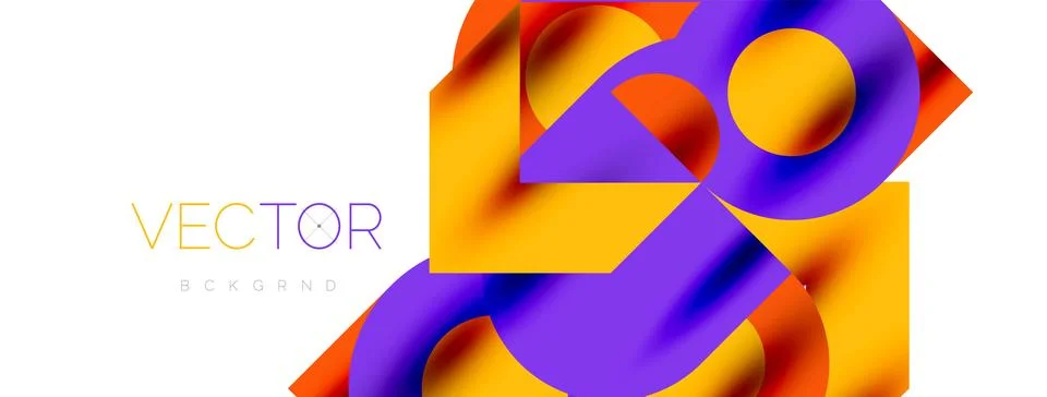 Circle pattern, round elements with lines and arrows composition for wallpaper 스톡 일러스트