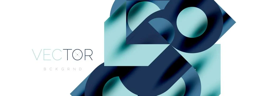 Circle pattern, round elements with lines and arrows composition for wallpaper イラスト素材