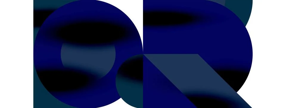 Circle pattern, round elements with lines and arrows composition for wallpaper Illustrazione stock