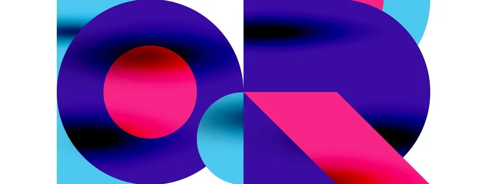 Circle pattern, round elements with lines and arrows composition for wallpaper 스톡 일러스트