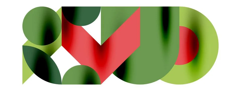 Circle pattern, round elements with lines and arrows composition for wallpaper Stock Illustration