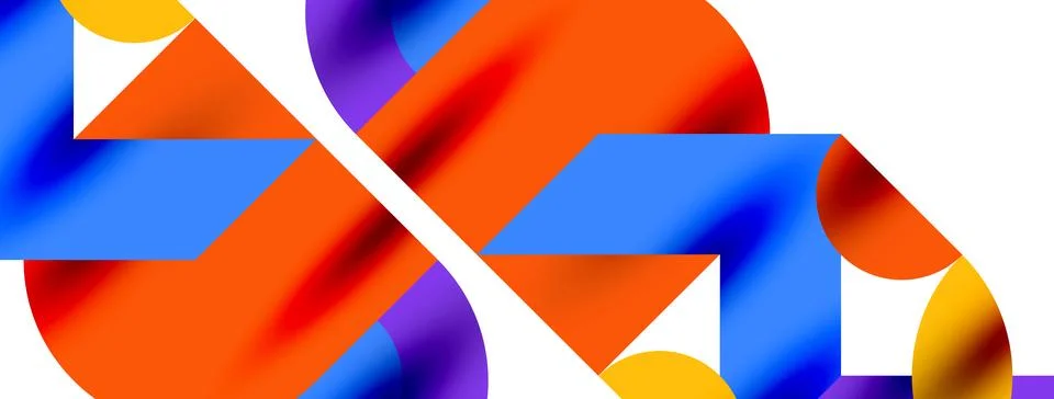 Circle pattern, round elements with lines and arrows composition for wallpaper イラスト素材