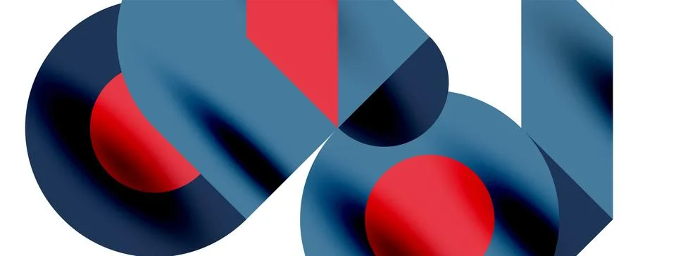 Circle pattern, round elements with lines and arrows composition for wallpaper 스톡 일러스트