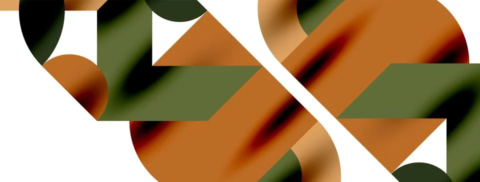 Circle pattern, round elements with lines and arrows composition for wallpaper イラスト素材