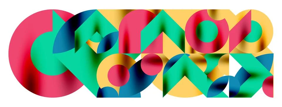 Circle pattern, round elements with lines and arrows composition for wallpaper イラスト素材