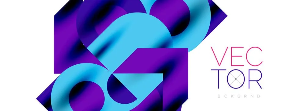 Circle pattern, round elements with lines and arrows composition for wallpaper イラスト素材