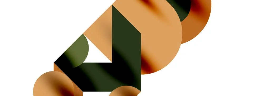 Circle pattern, round elements with lines and arrows composition for wallpaper Illustrazione stock