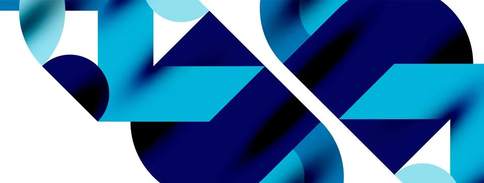 Circle pattern, round elements with lines and arrows composition for wallpaper 库存插图