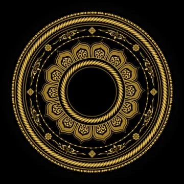 Circle Pattern Thailand Stock Illustration