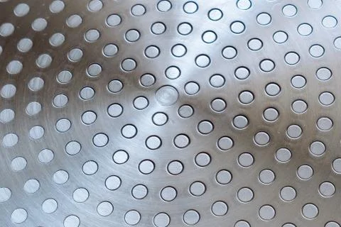Circle pattern from under the pan Stock Photos