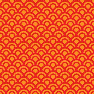 Circle peep Abstract seamless repeat design with half circles peeping out ... 스톡 사진