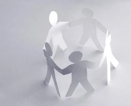 Circle of people Stock Photos