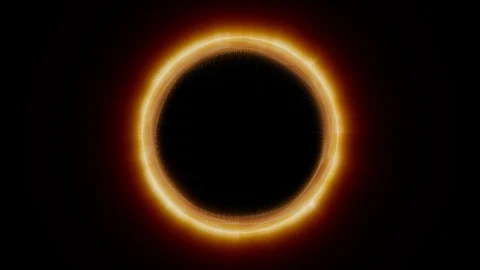 Circle Plasma Shape Moving Particle Form Motion Background Video stock 101651436