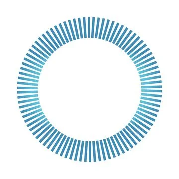 Circle Progress Bar Loader Icon Stock Illustration