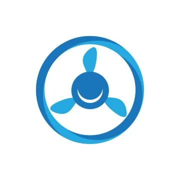 Circle Propeller. Drone copter Stock Illustration