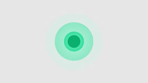 Circle Pulse Radar Signal, Circular Wave Diffusion Animation Transparent 4K Stock Footage 297085264