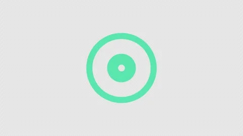 Circle Pulse Radar Signal, Circular Wave Diffusion Animation Transparent 4K Stock Footage 297086782