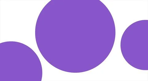 Circle Purple White Background. Geometric Abstract Simple Template Stock Illustration
