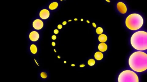 Circle radial array Stock Footage 98226822