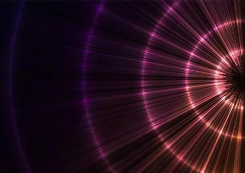 Circle radiation abstract sheet layer background Stock Illustration